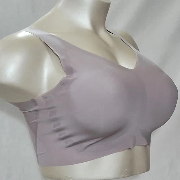 3X Hanes‎ G561 Invisible Embrace Wireless T-Shirt Bra Seamless Warm Steel - Picture 3 of 5